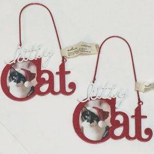 🔴 SOLD 🔴 Metal Hanging Cat Frame